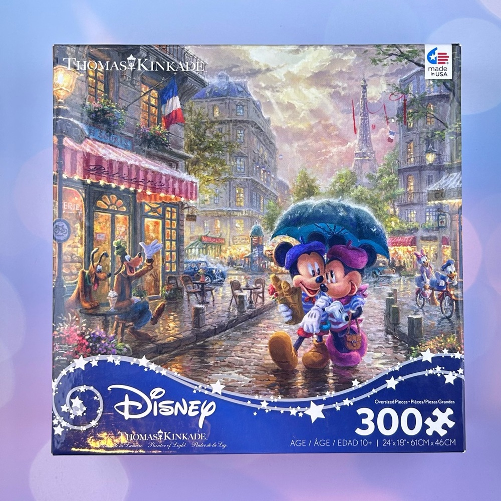 Thomas Kinkade Mickey & Minnie puzzle